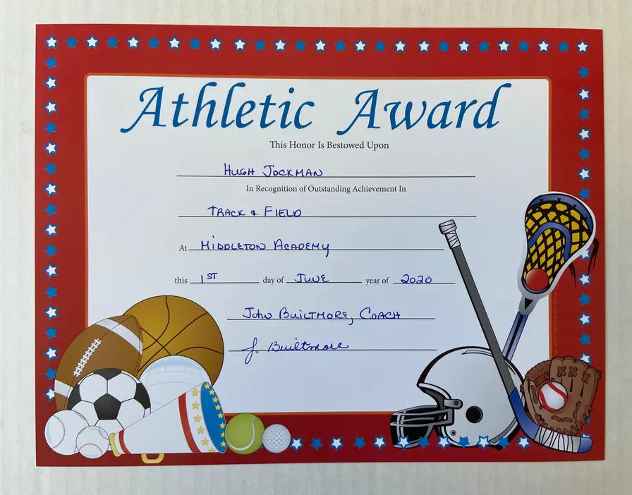 Recognition Certificate Creative Shapes
