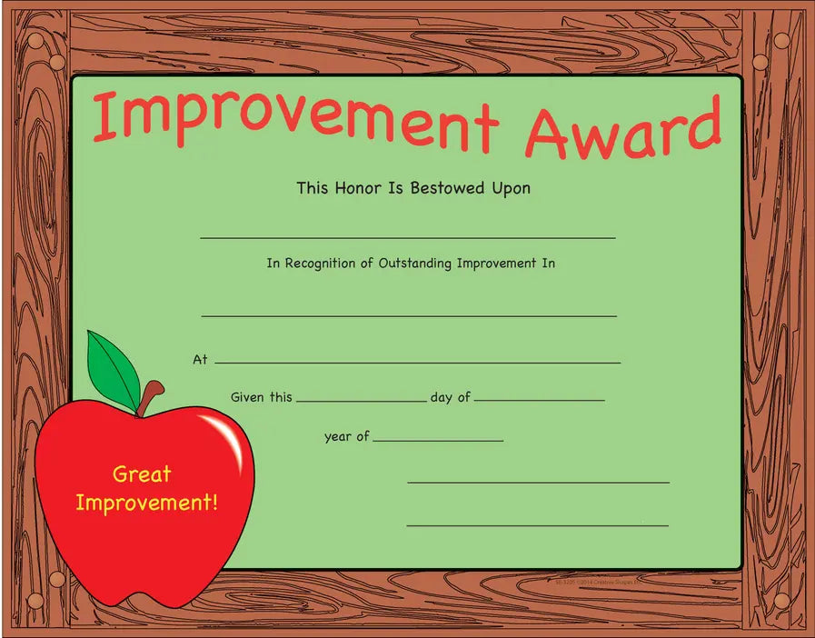 Recognition Certificate Creative Shapes