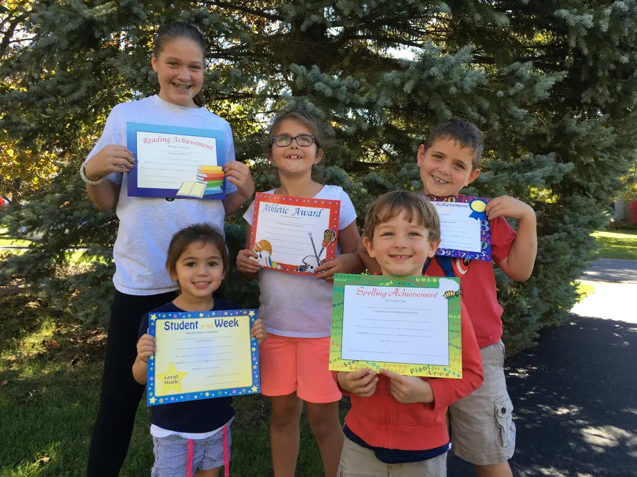 Recognition Certificate Creative Shapes