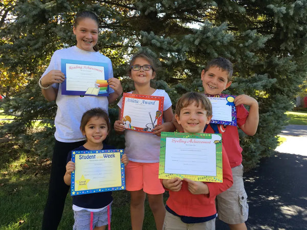 Recognition Certificate Creative Shapes