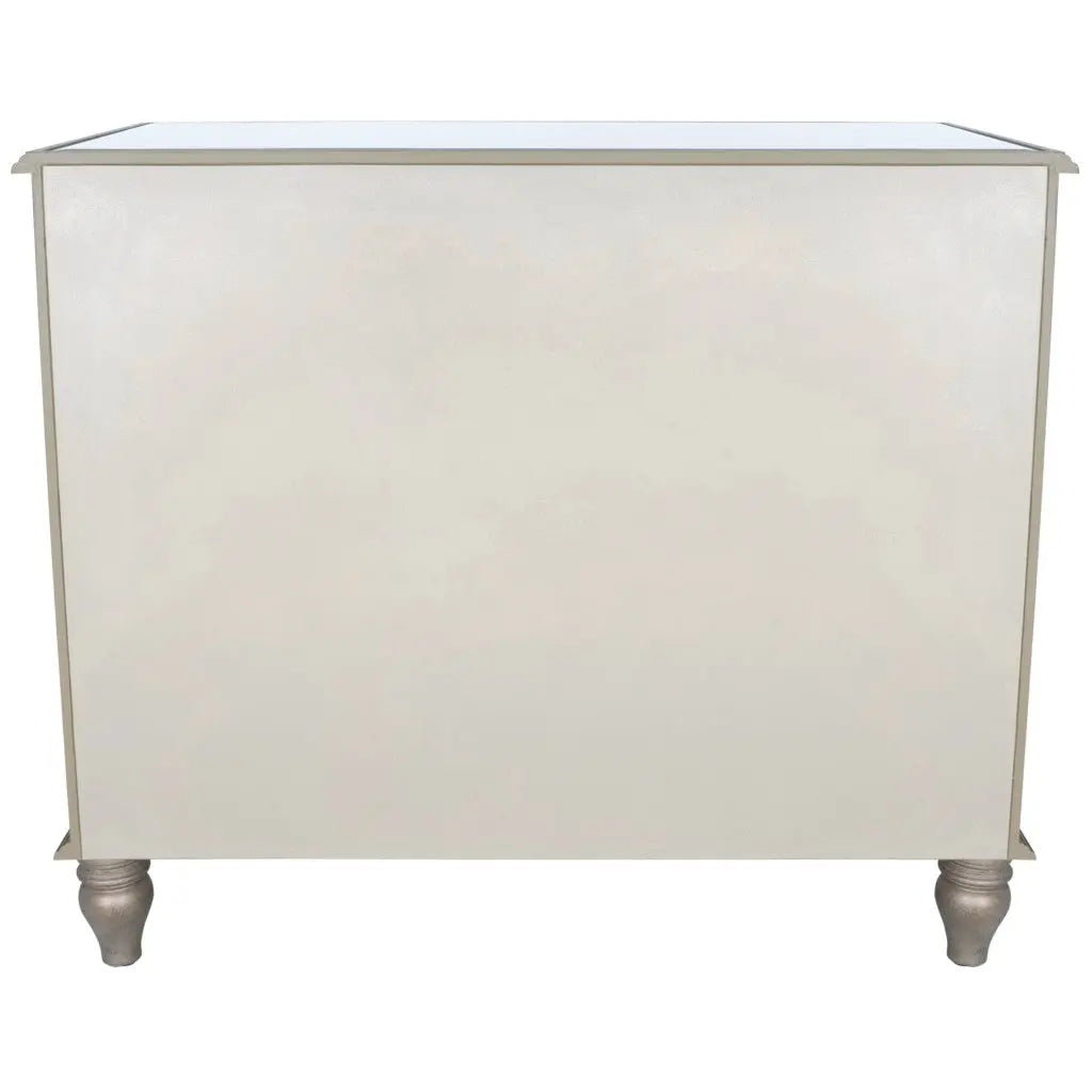 Rectangle Mirrored Three Drawer Console Storage Chest Homeroots Bed & Bath