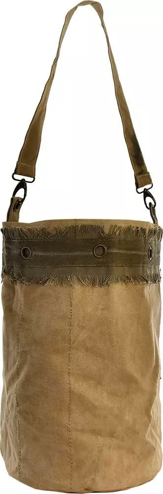 Recycled Military Tent Bucket Bag Vintage Addiction