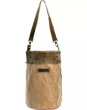 Recycled Military Tent Bucket Bag Vintage Addiction