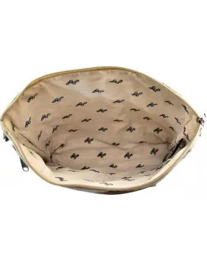 Recycled Military Tent Crossbody with Vintage Fabric Trim Vintage Addiction