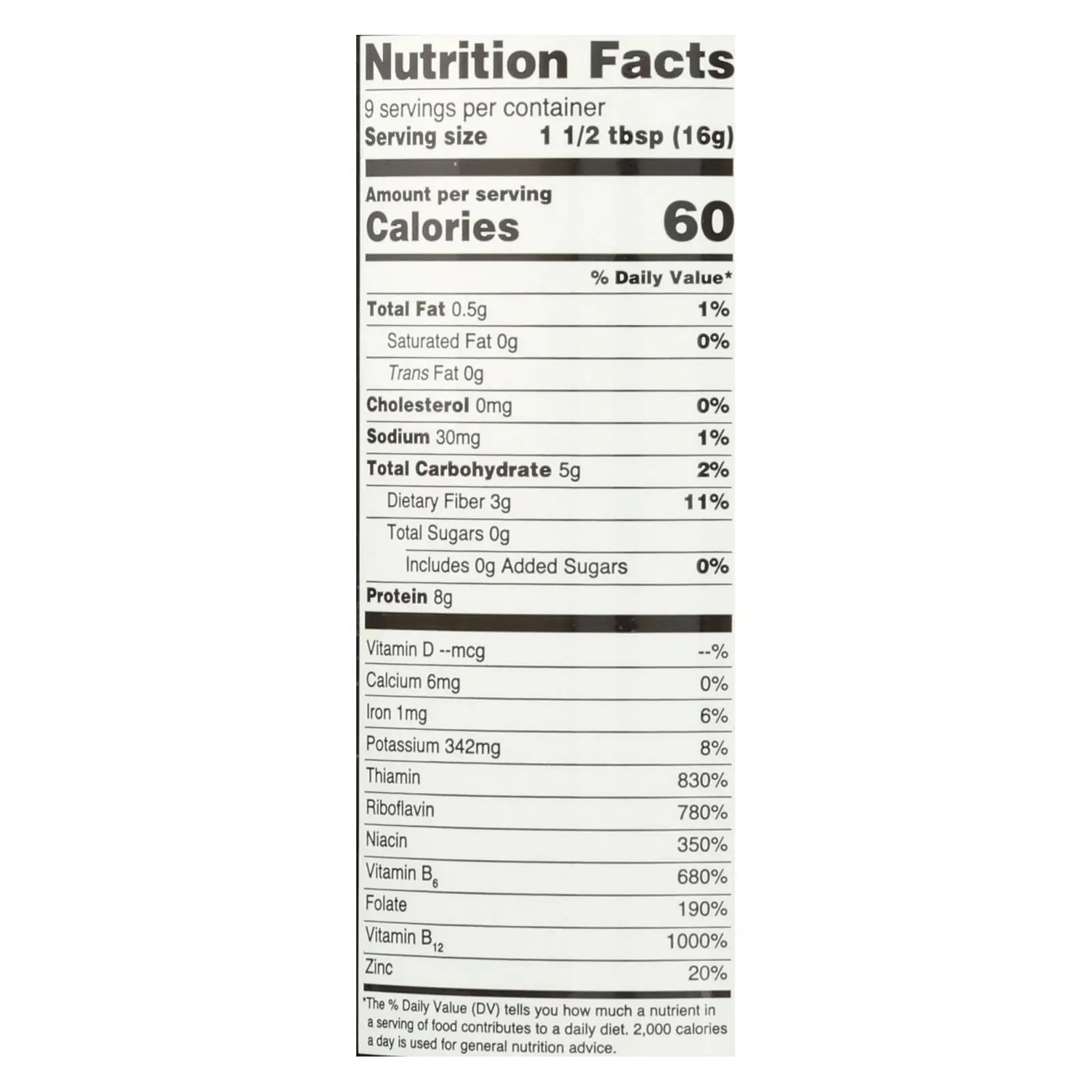 Red Star Nutritional Yeast Vegetarian Support Formula - Yeast Flakes - Mini - Case Of 6 - 5 Oz. Red Star