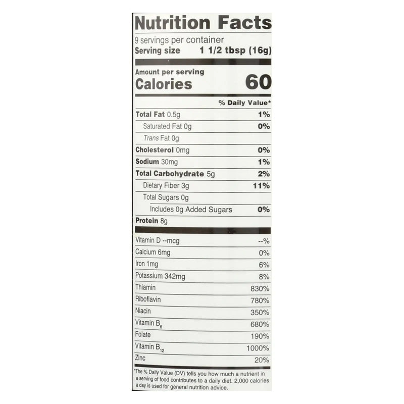 Red Star Nutritional Yeast Vegetarian Support Formula - Yeast Flakes - Mini - Case Of 6 - 5 Oz. Red Star