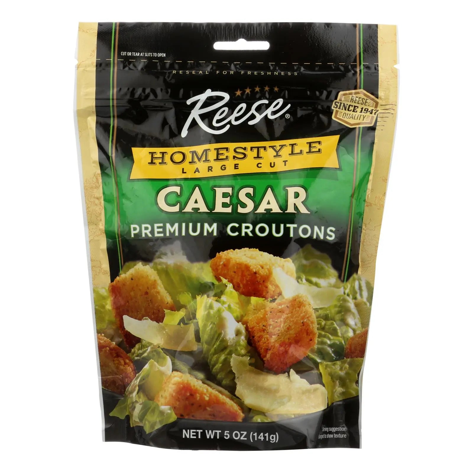 Reese Homestyle Caesar Croutons - Case Of 12 - 5 Oz. Reese