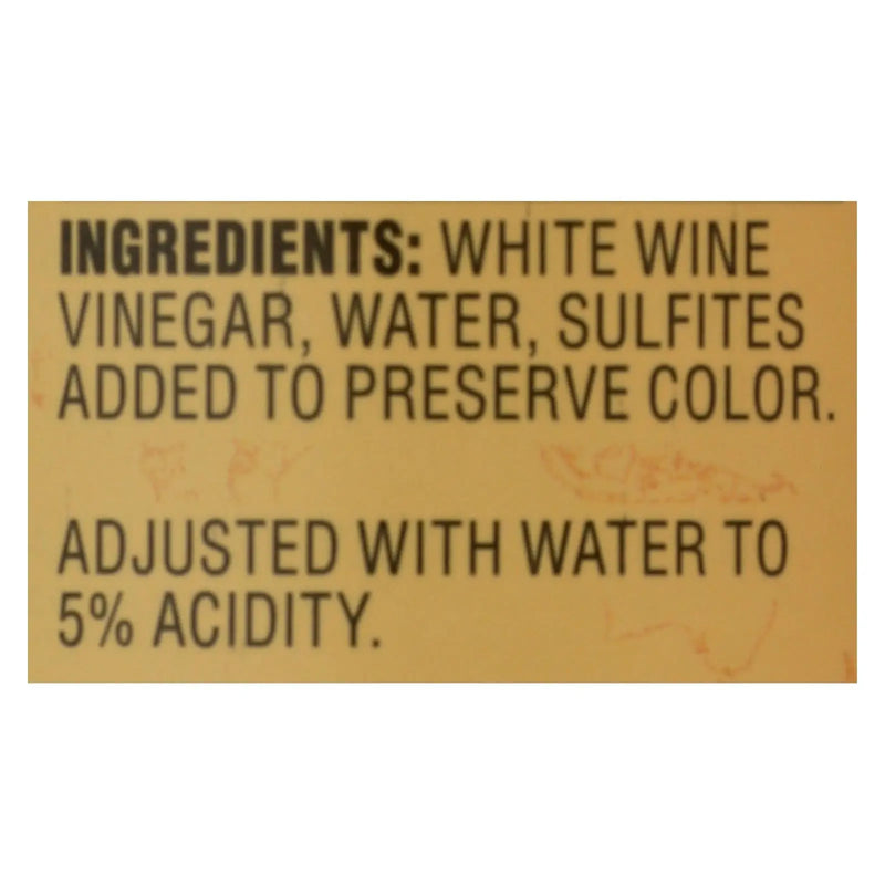 Reese - White Wine Vinegar - Case Of 6 - 12.7 Fl Oz. Reese