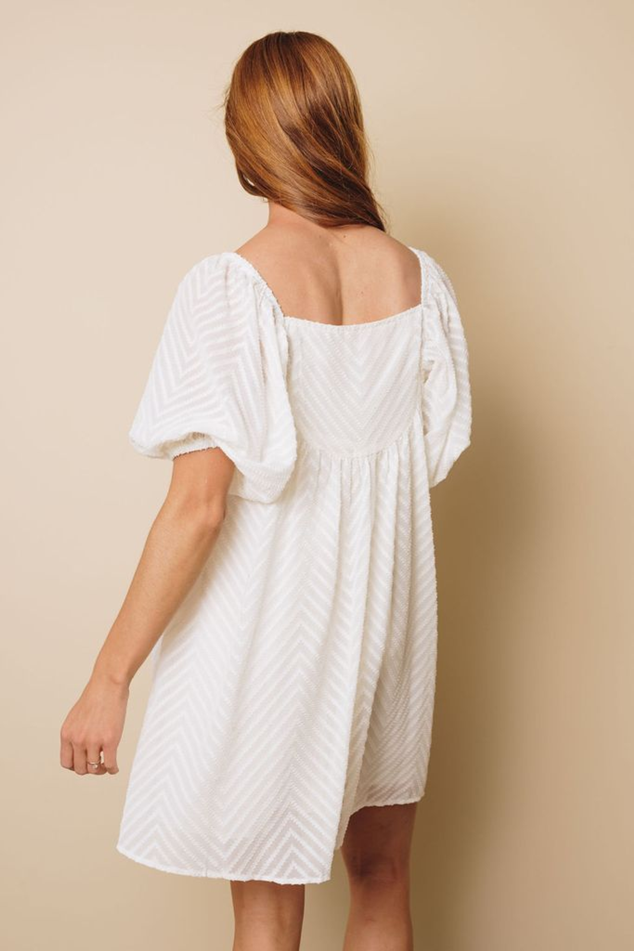 Remi Babydoll Midi Dress Stay Warm in Style