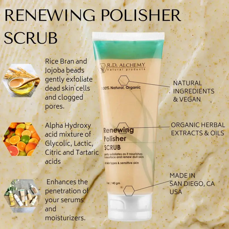 Renewing Polisher Scrub R.D. Alchemy Natural Products