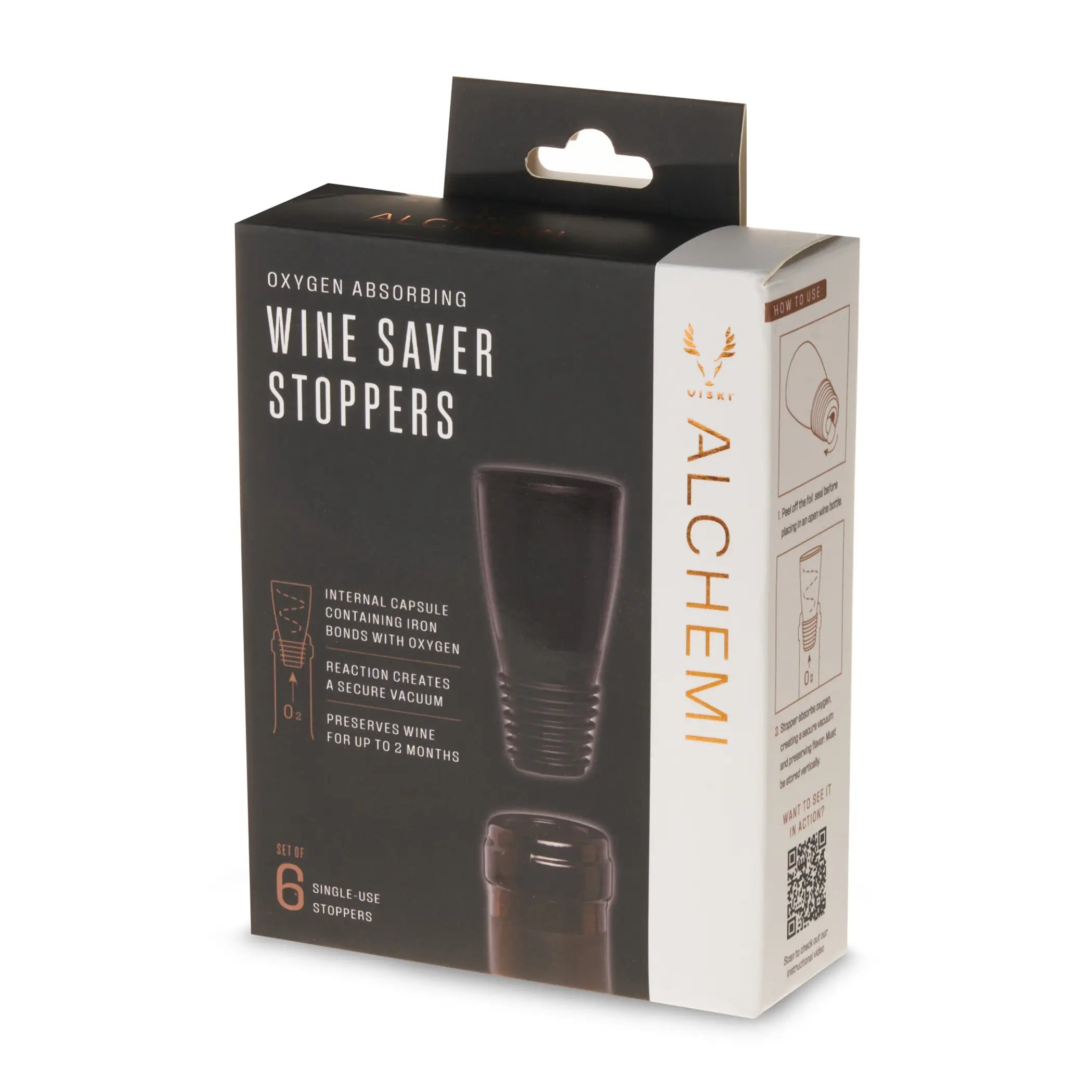 Repour Alchemi Wine Saving Stoppers Viski