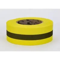 Repulpable Tape, Yellow/Black Stripe, 2" MUTUAL INDUSTRIES INC.
