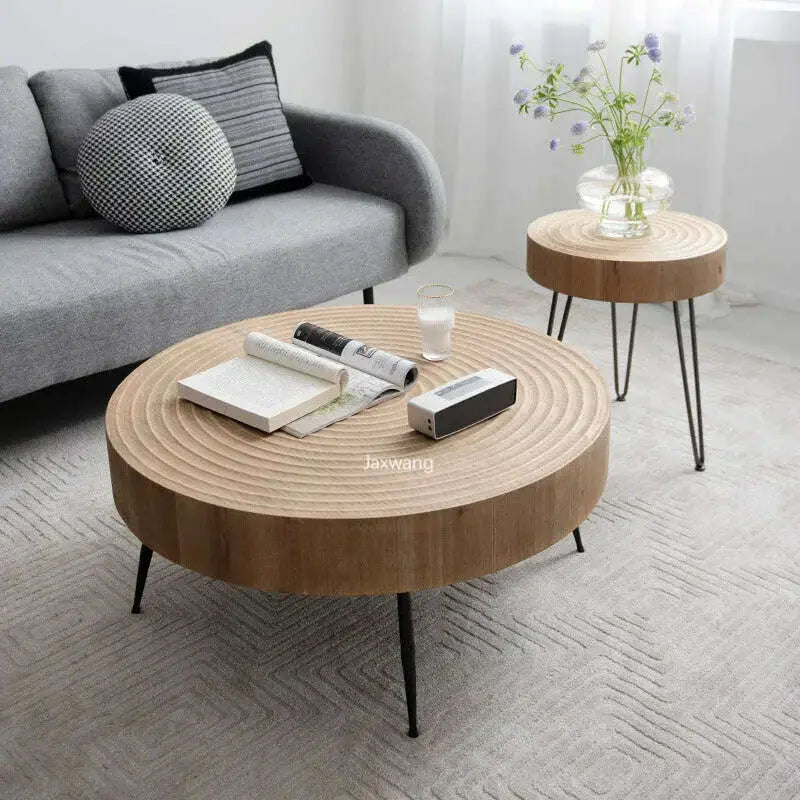 Retro-Coffee-Table-Distressed-Round-Table-Small-Apartment-Living-Room-Coffe-Table-GreatEagleInc-334169244