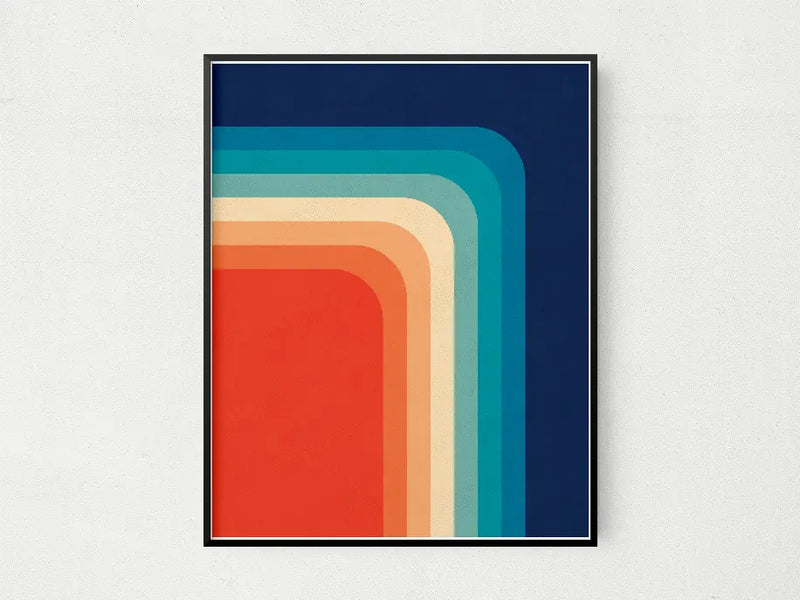 Retro Color Palette The Crafted Prints