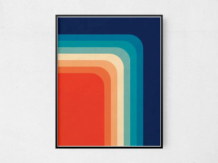 Retro Color Palette The Crafted Prints