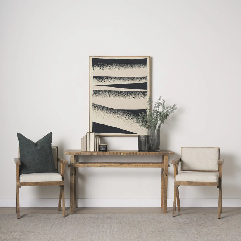 Revelin Large Fabric Collage Framed Linen Framed Wall Art Brown Framed Wall Art Homeroots Home Decor