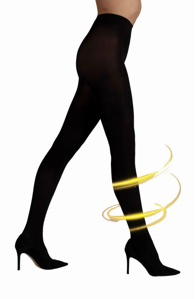 Revolutionary Opaque Silky Soft Support Tights, Helps With Blood Circulation. LECHERY