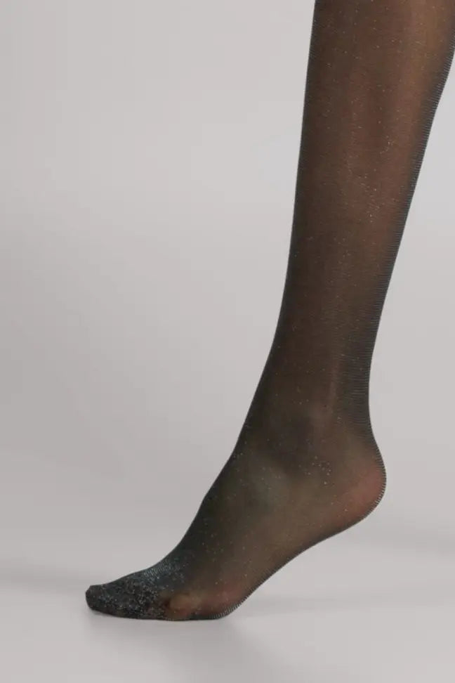 Revolutionary Ultra Soft & Super Shiny Tights With Lurex That Provides A Shimmery & Glittery Glow On The Legs. LECHERY