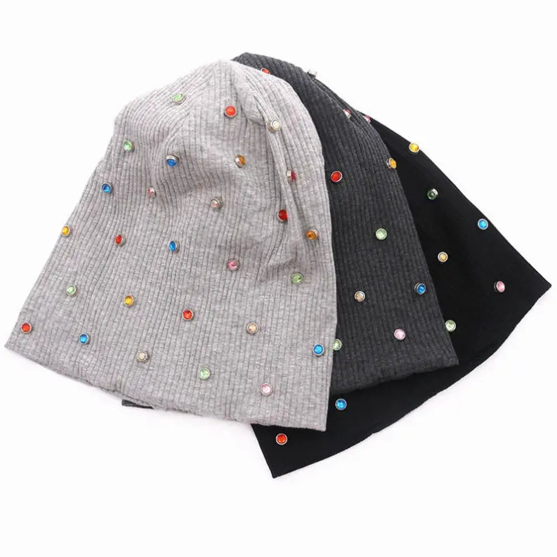 Rhinestone Beanie Cocus Pocus