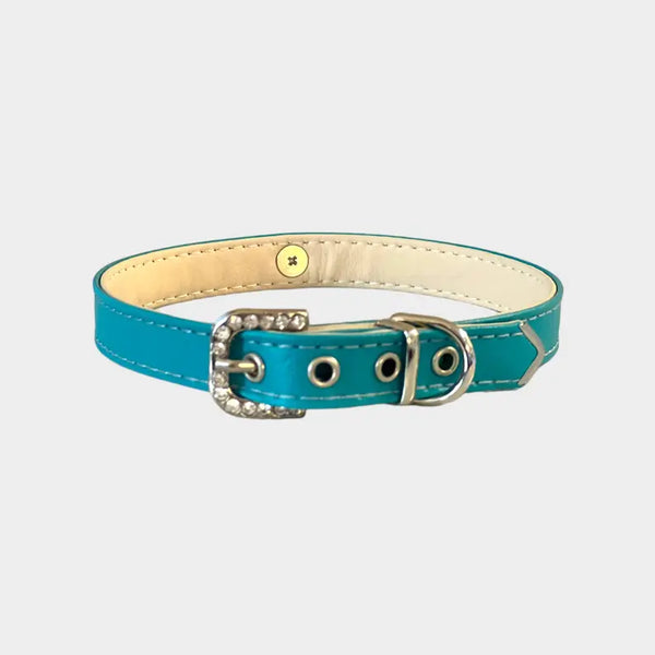 Rhinestone Heart Sniffany Dog Collar Bark Fifth Avenue