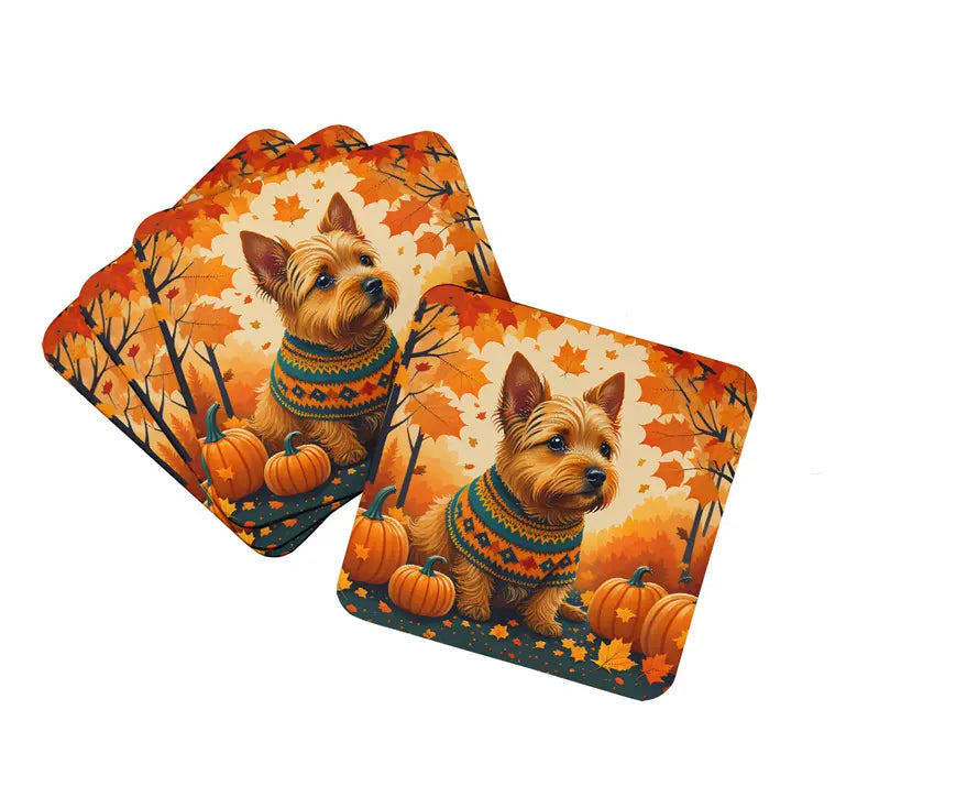 Rhodesian Ridgeback Fall Foam Coasters Caroline's Treasures