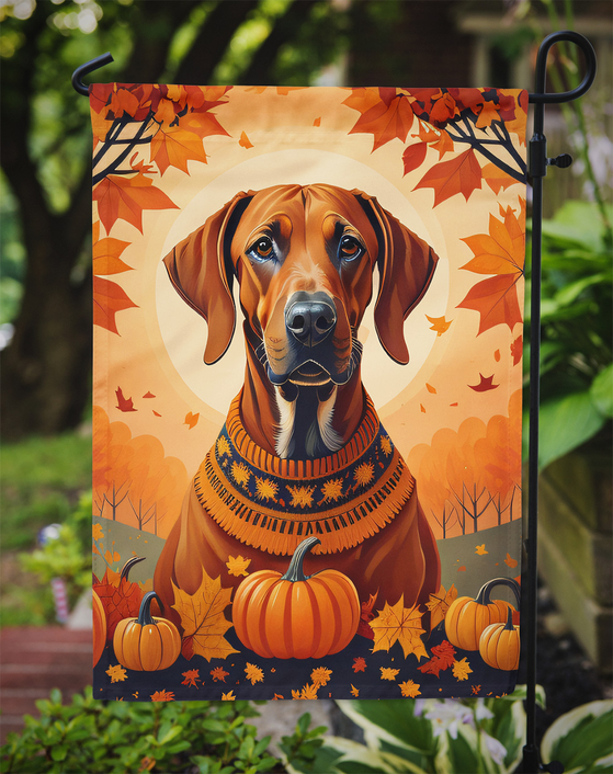 Rhodesian Ridgeback Fall Garden Flag Caroline's Treasures