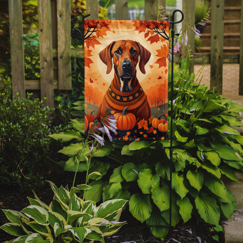 Rhodesian Ridgeback Fall Garden Flag Caroline's Treasures