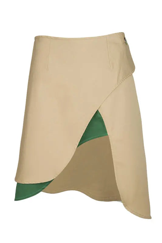 Rimless | High Front Open Slit Skirt Fangyan