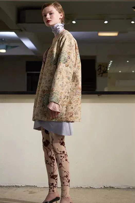 Rimless | Sheer-chiffon Leggings Fangyan