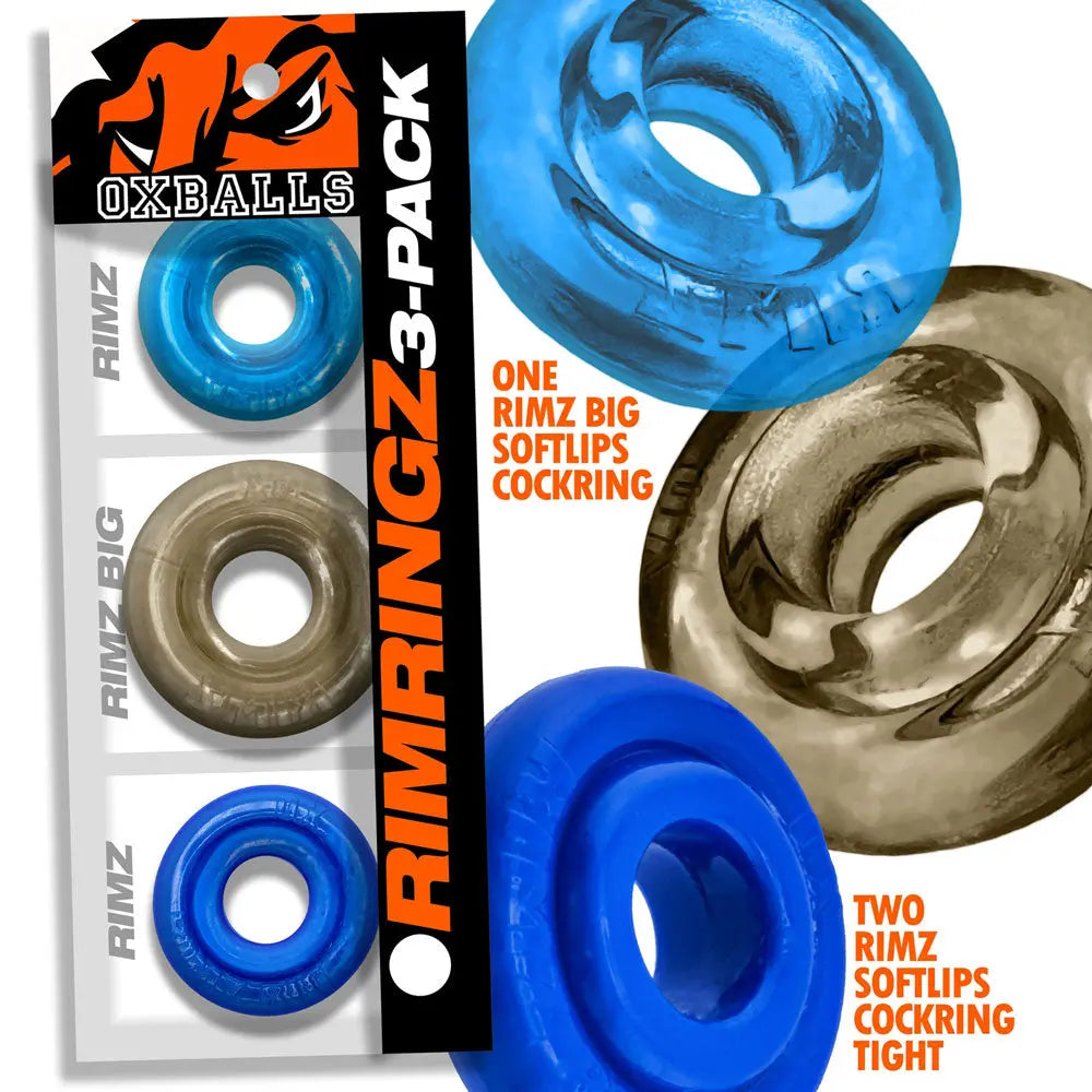 Rimringz Multi Size 3 Pack - Cool Blues Oxballs