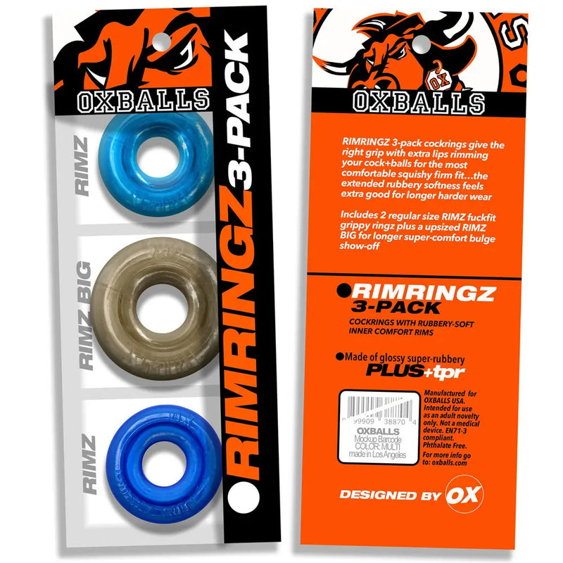 Rimringz Multi Size 3 Pack - Cool Blues Oxballs