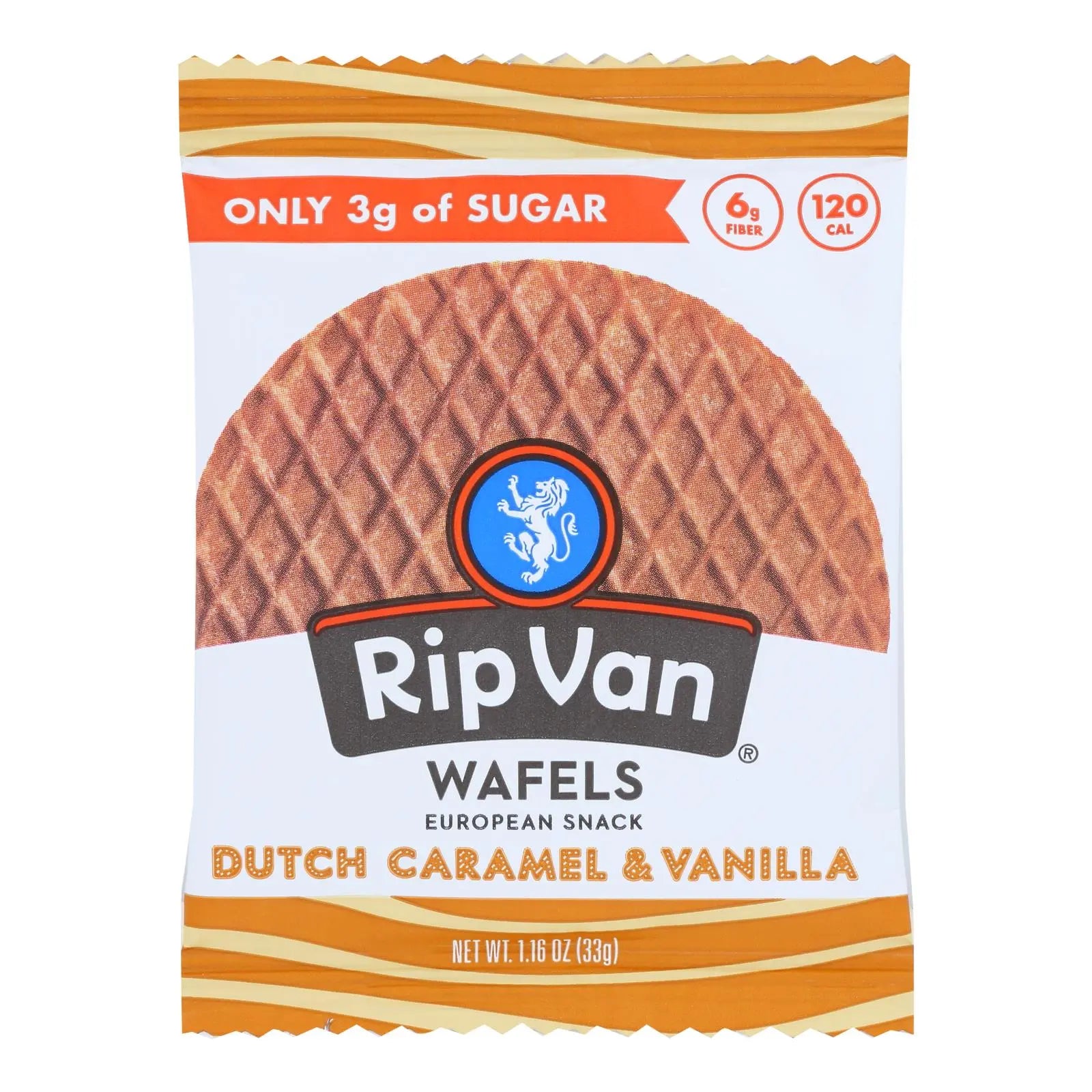 Rip Van Wafels - Wafel Dutch Crml Vanilla - Cs Of 12-1.16 Oz Rip Van Wafels
