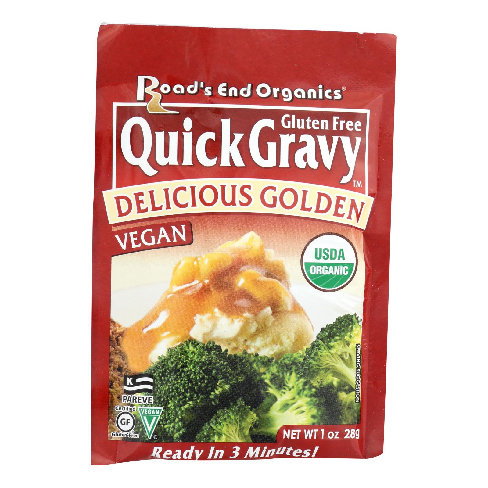 Road's End Organics Gravy Mix - Organic - Golden - 1 Oz - Case Of 12 Road's End Organics