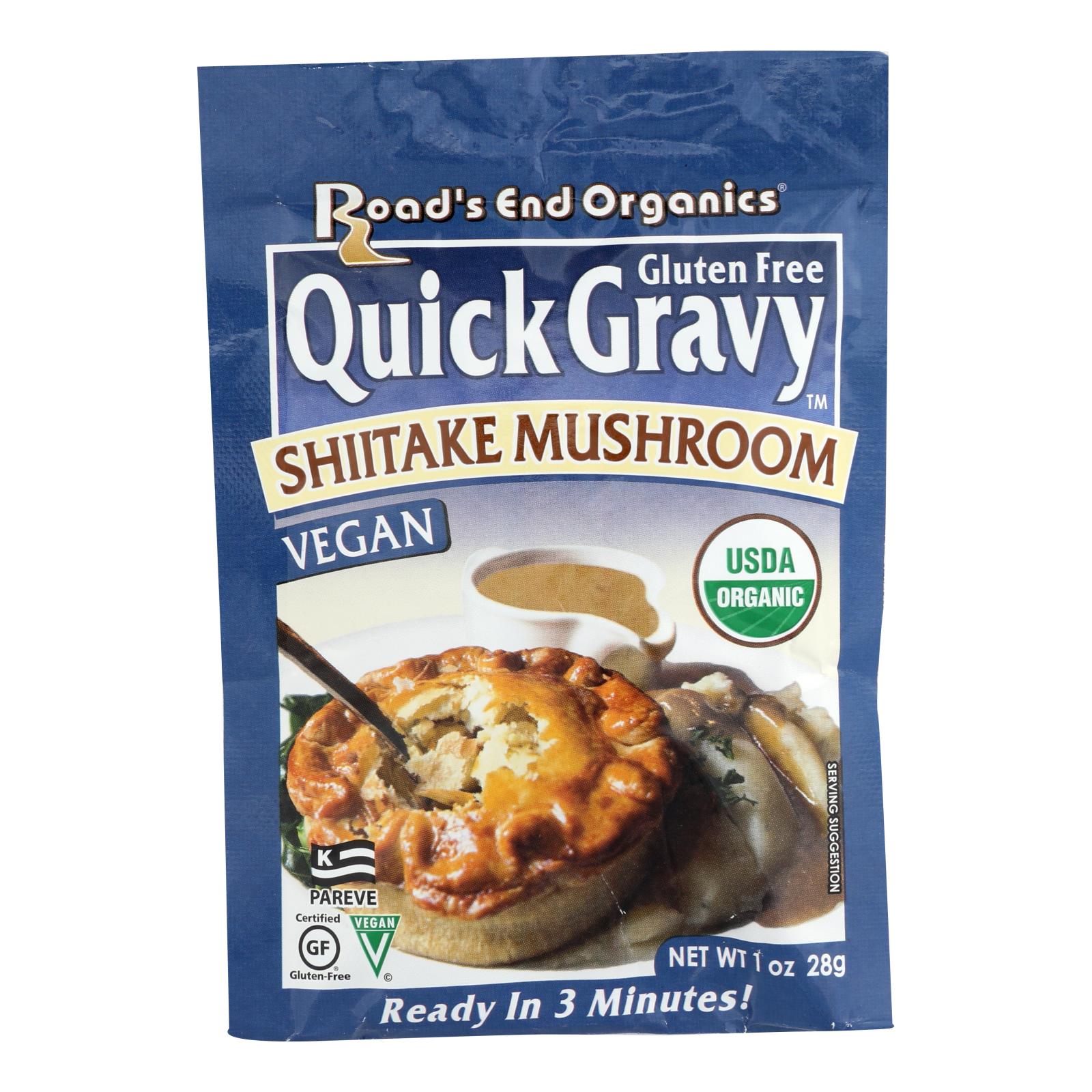 Road's End Organics Gravy Mix - Organic - Shiitake Mushroom - 1 Oz - Case Of 12 Road's End Organics