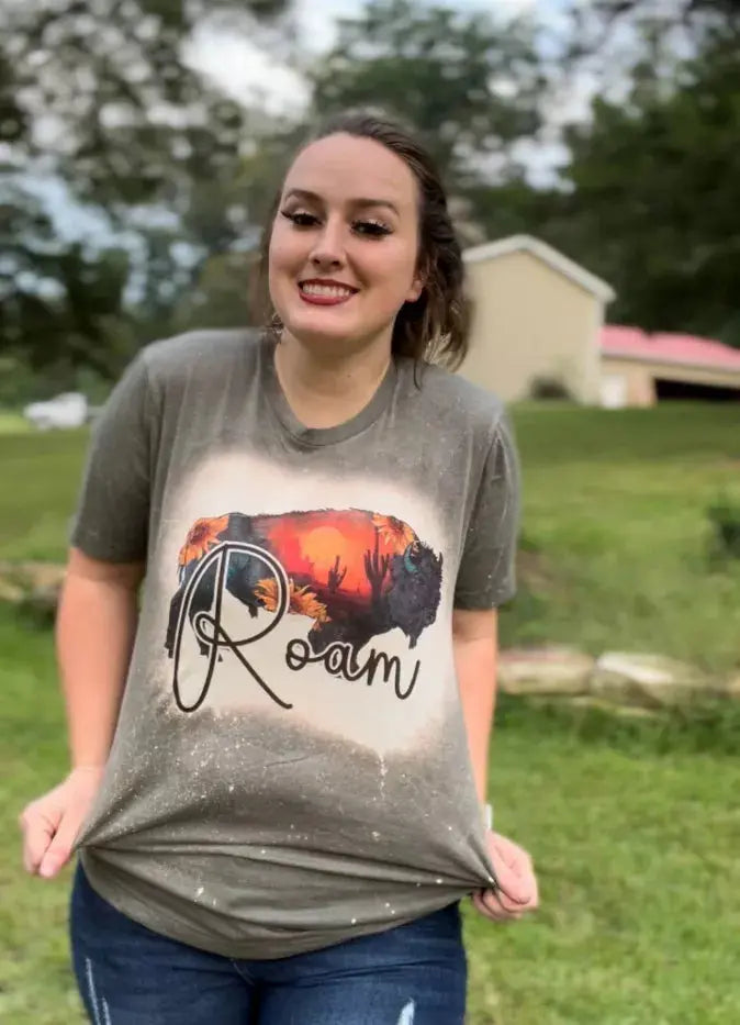 Roam Bleached Shirt CK's Boutique