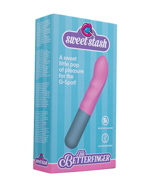 Rock Candy The Betterfinger G-Spot Vibe - Pink/Grey Rock Candy Toys LLC