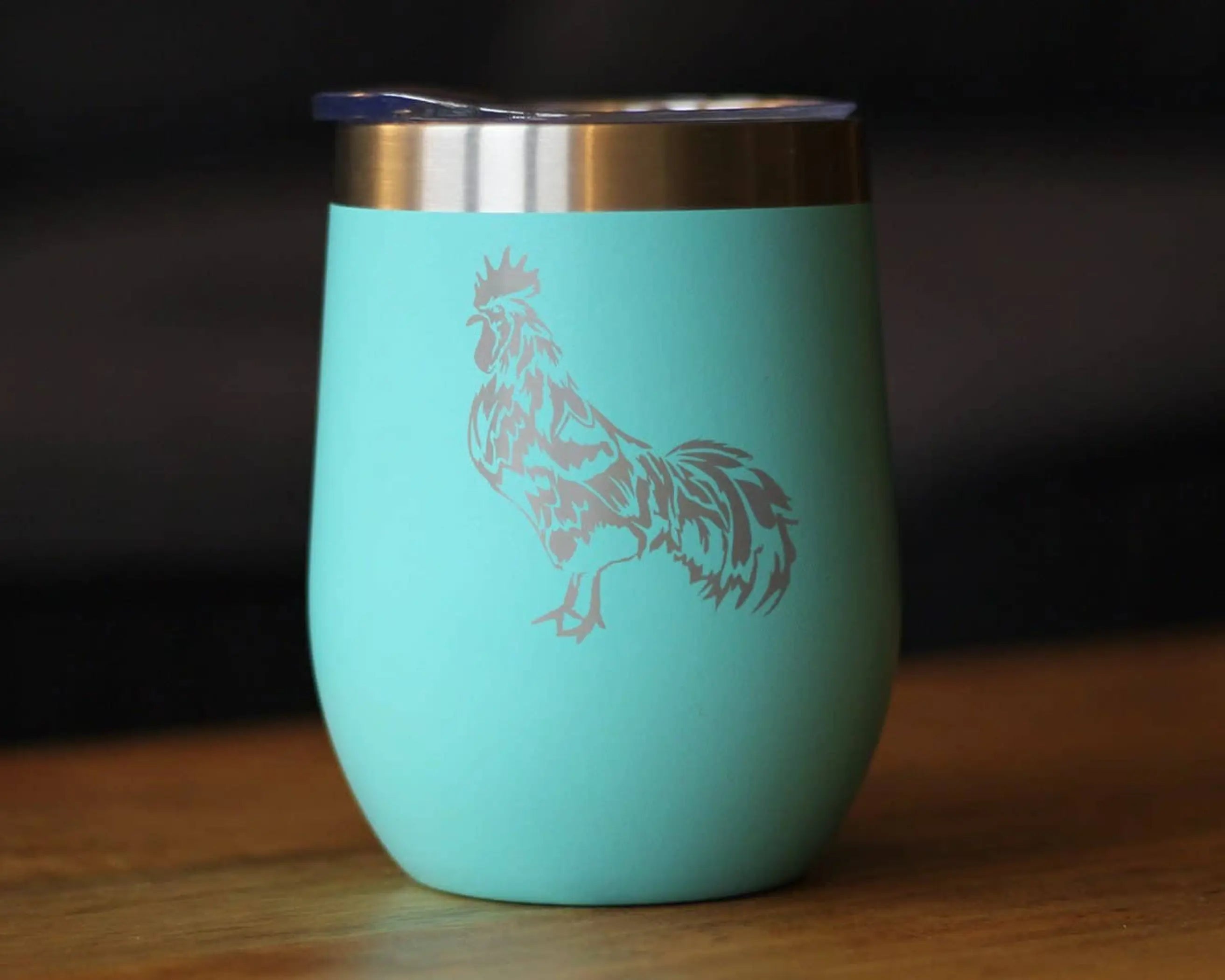 Rooster Insulated Wine Tumbler - Farmhouse Gifts and Decor Bevvee