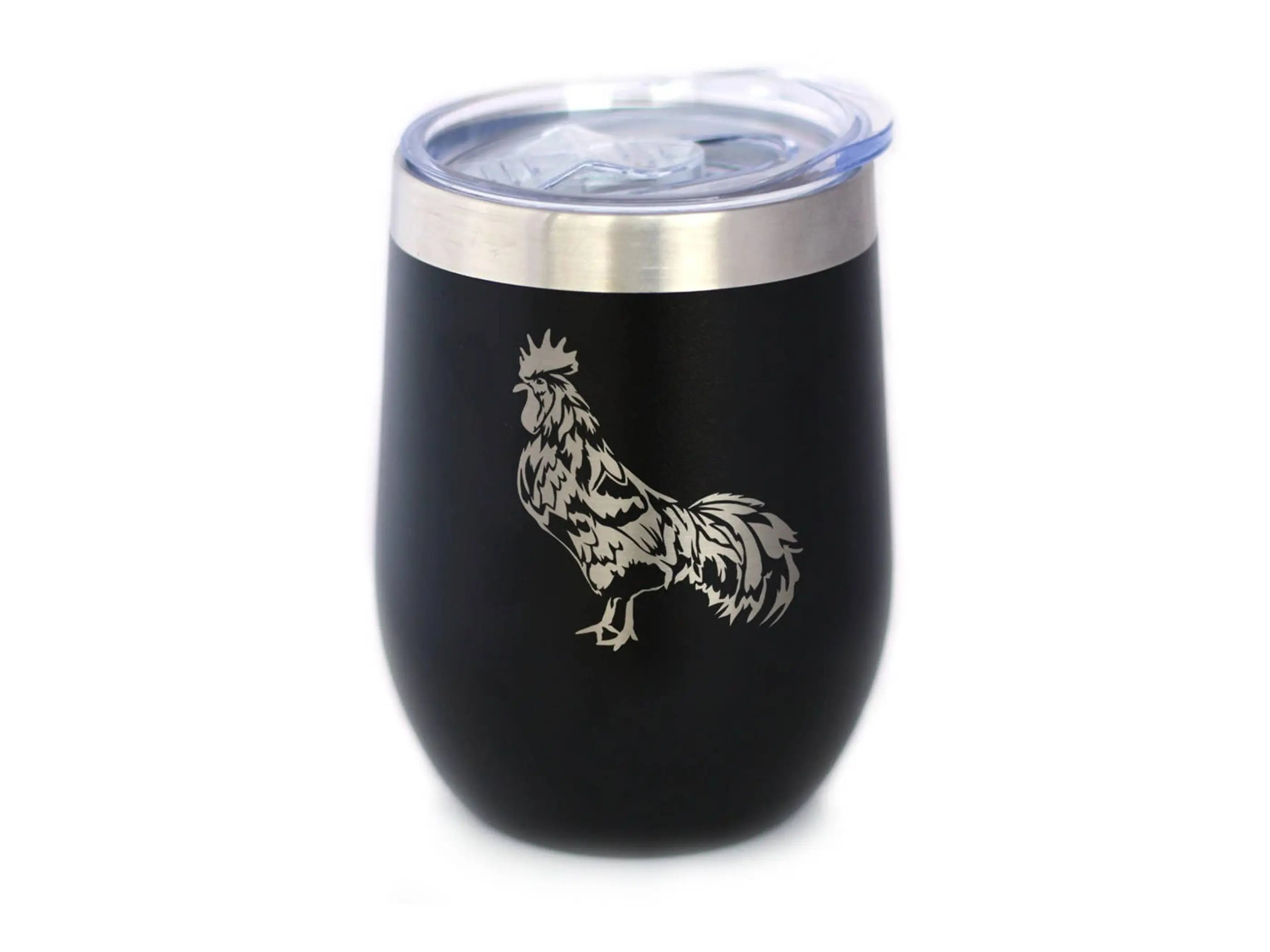 Rooster Insulated Wine Tumbler - Farmhouse Gifts and Decor Bevvee