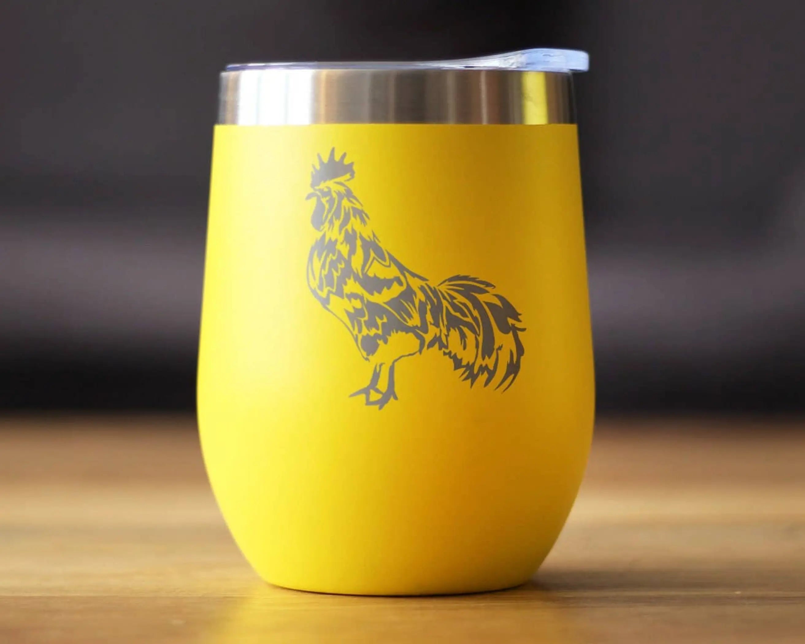Rooster Insulated Wine Tumbler - Farmhouse Gifts and Decor Bevvee
