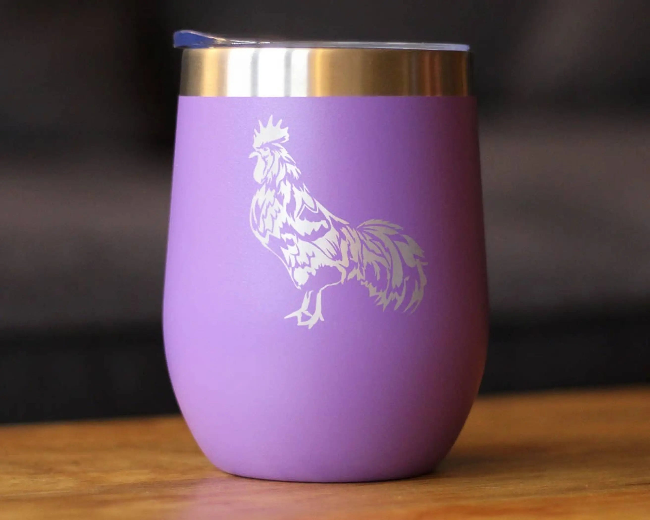 Rooster Insulated Wine Tumbler - Farmhouse Gifts and Decor Bevvee