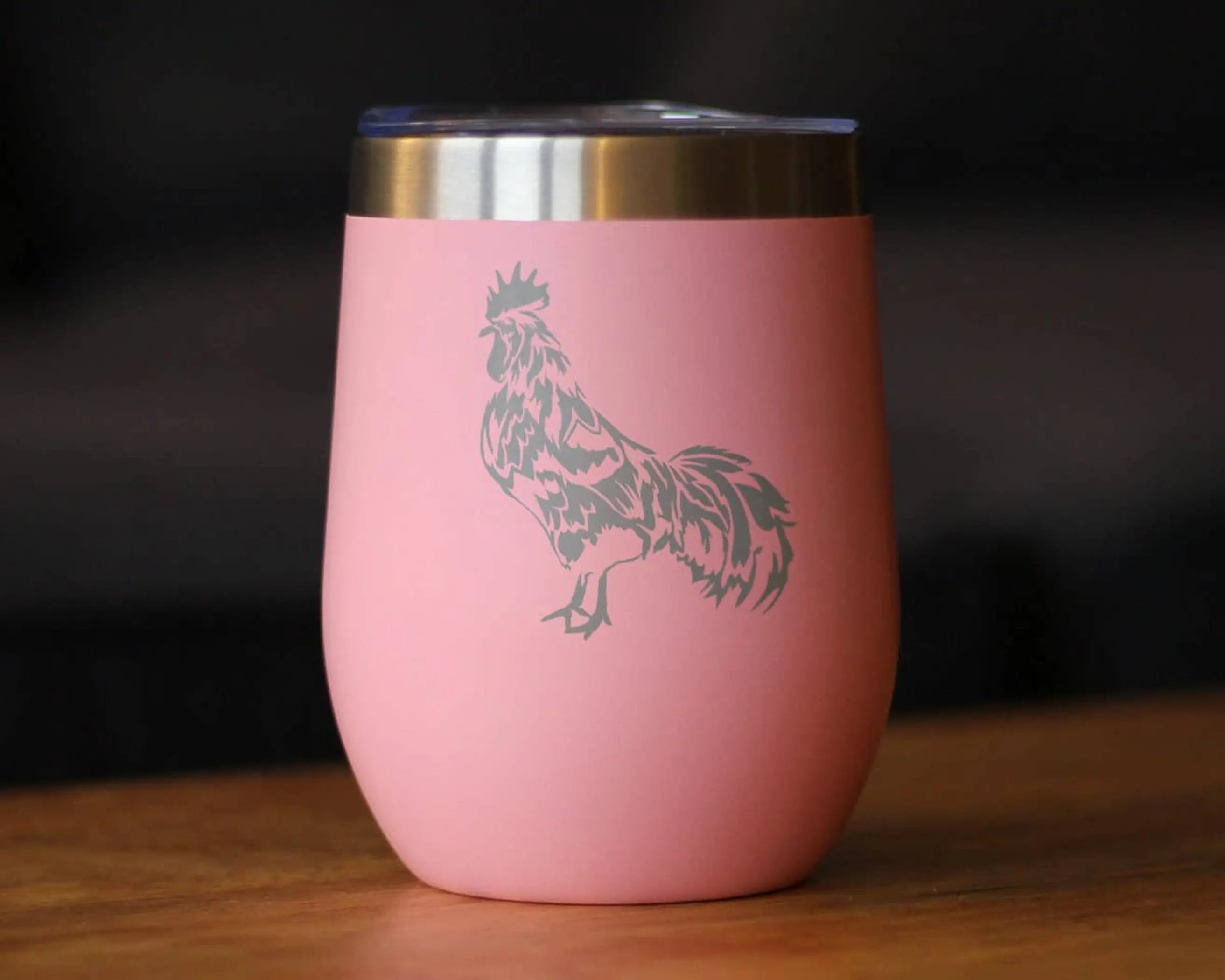 Rooster Insulated Wine Tumbler - Farmhouse Gifts and Decor Bevvee