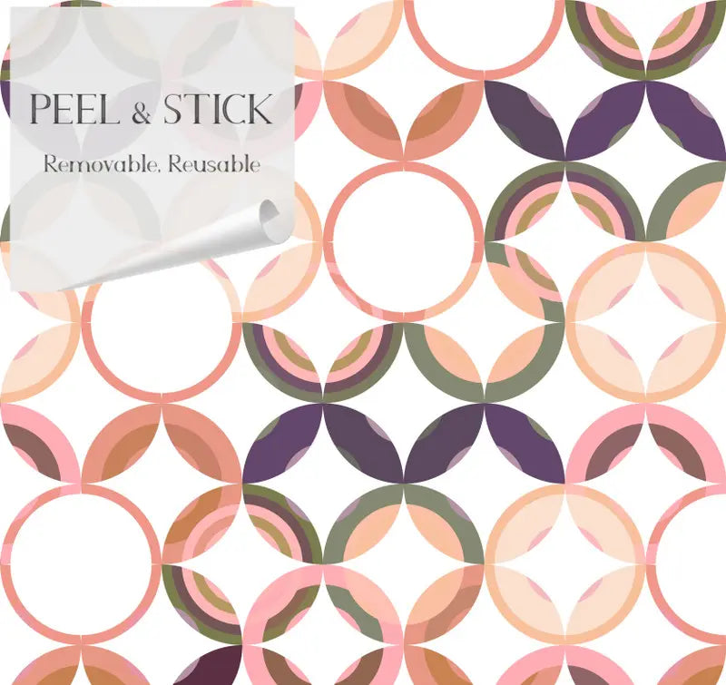 'Rose Garden' Boho Peel & Stick Wallpaper SBC-LTD