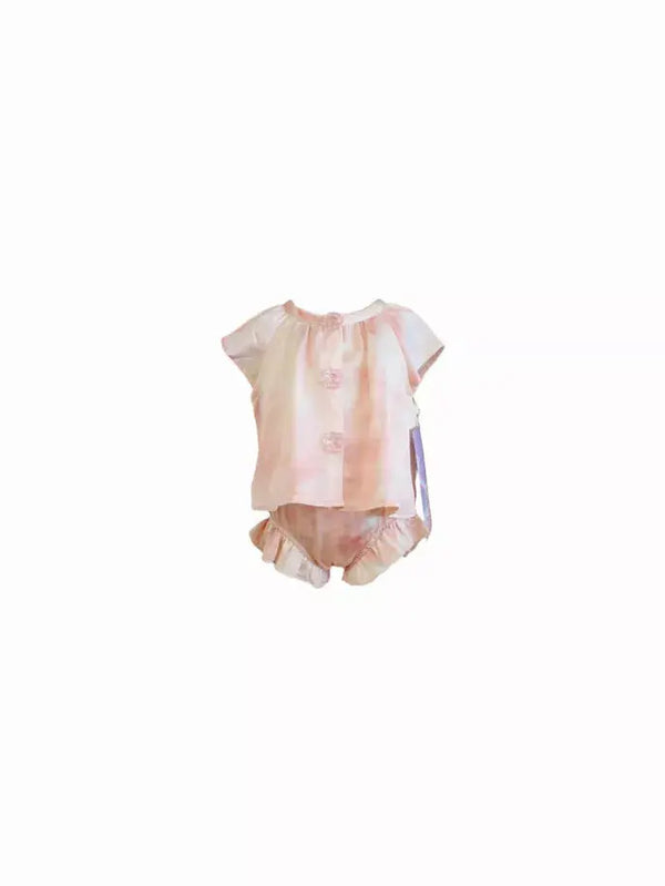 Roses & Cream Top & Bloomers Set Little Mass