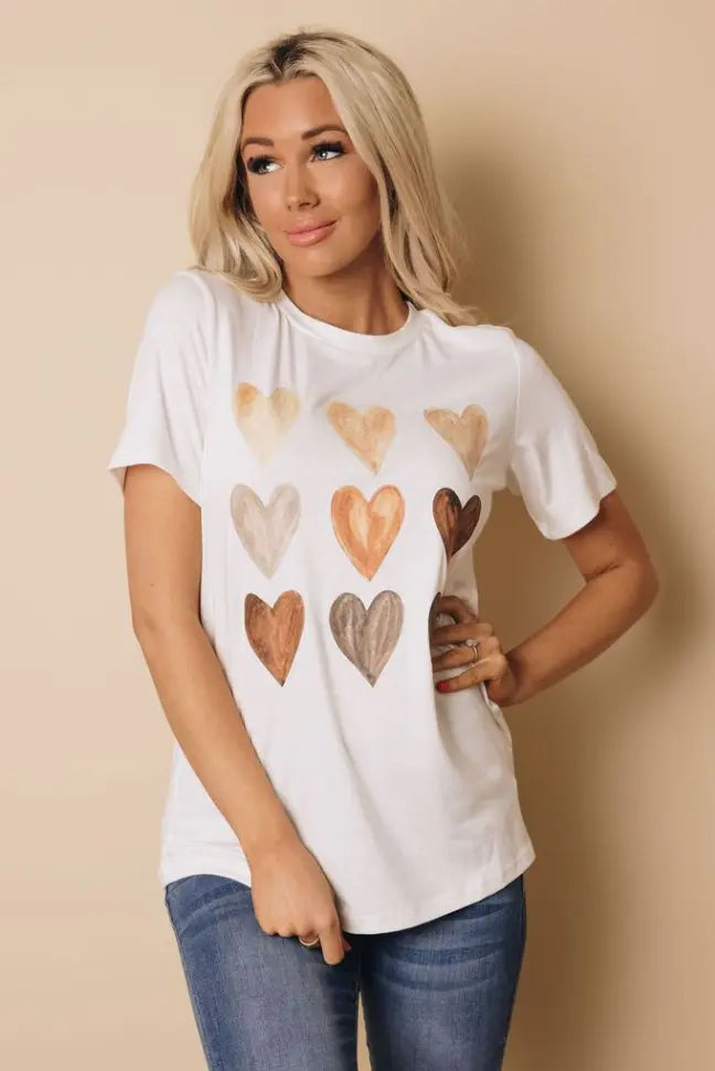 Rosie Be Kind Heart Tee Stay Warm in Style