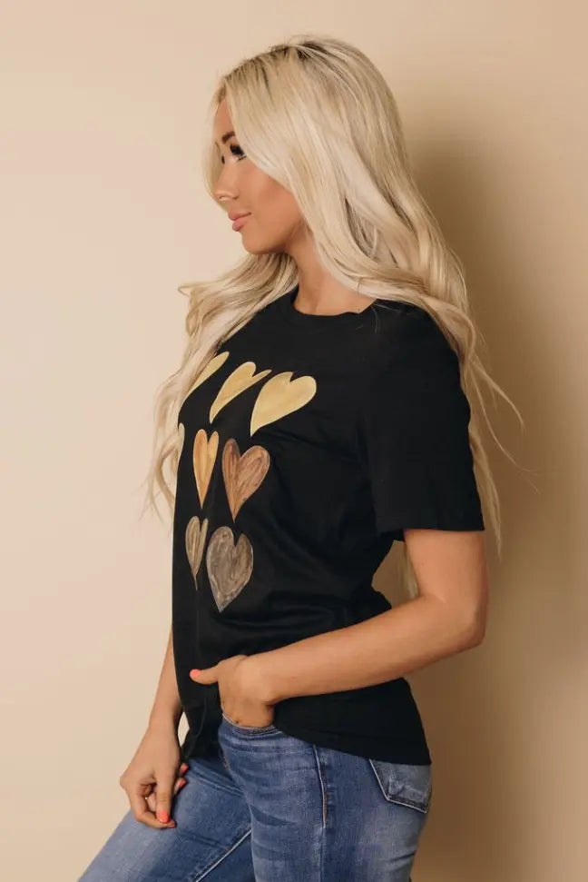 Rosie Be Kind Heart Tee Stay Warm in Style