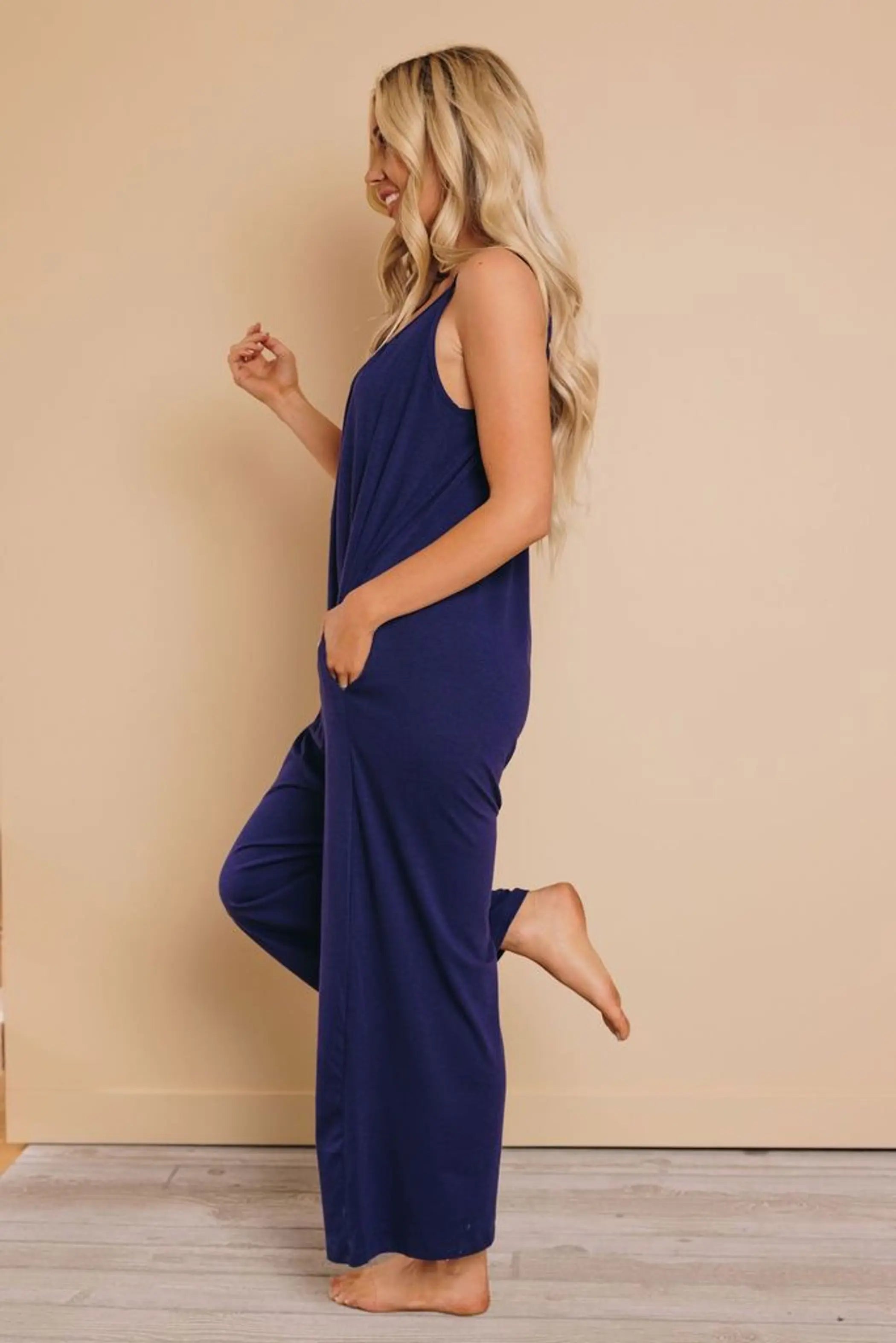 Rosie Wide Leg Jumpsuit Stay Warm in Style