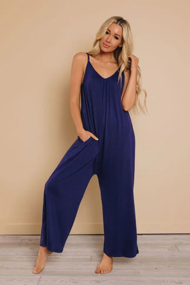 Rosie Wide Leg Jumpsuit Stay Warm in Style