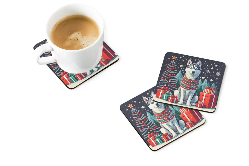 Rottweiler Christmas Foam Coasters Caroline's Treasures