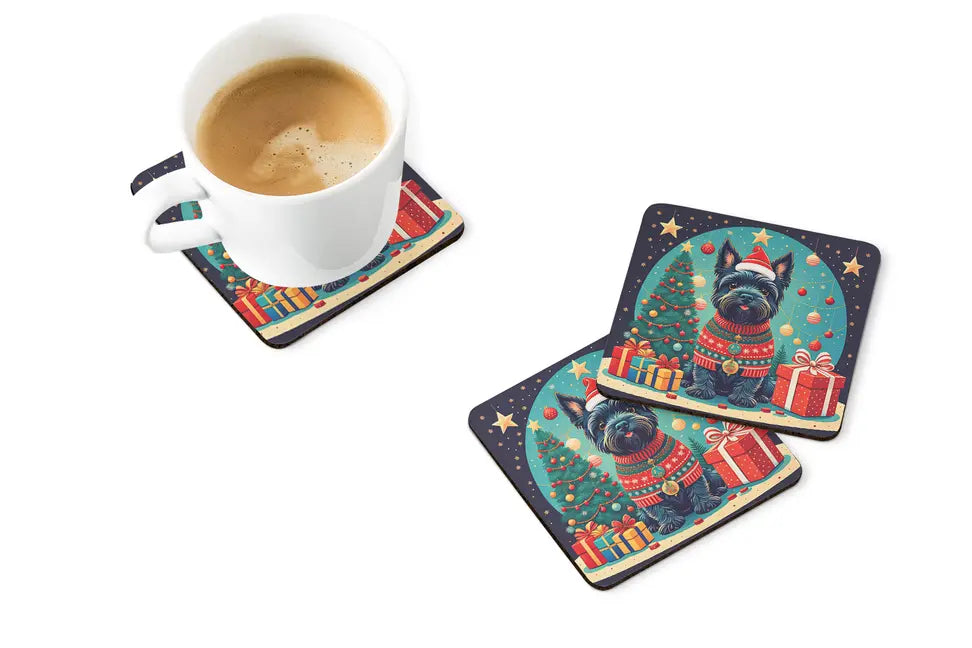 Rottweiler Christmas Foam Coasters Caroline's Treasures