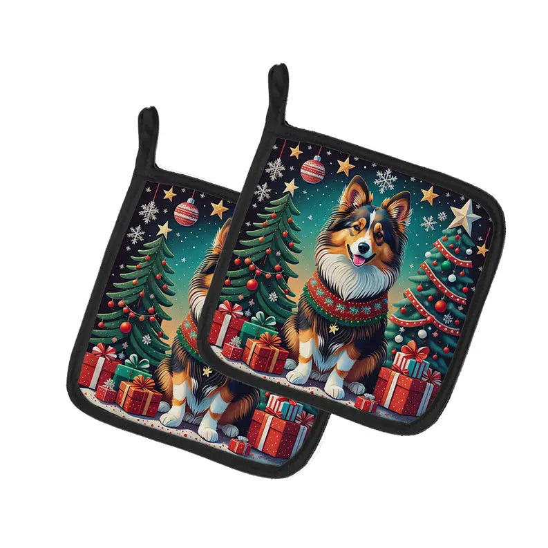 Rottweiler Christmas Foam Coasters Caroline's Treasures